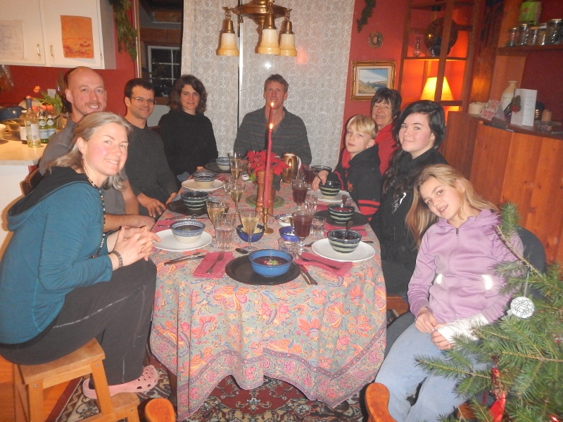 2015 Xmas Eve Dinner on Bowen Island
      BC