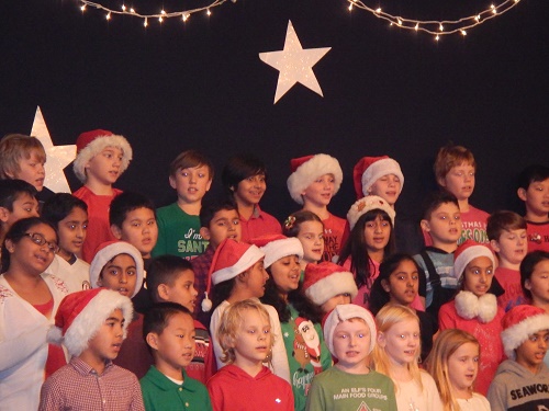 2016 BC Barrett sings in school Xmas concert