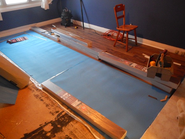 2016
      Flooring in Master Bedroom well underway