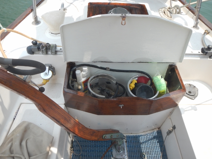 2016 Tundras
      propane locker with lid open