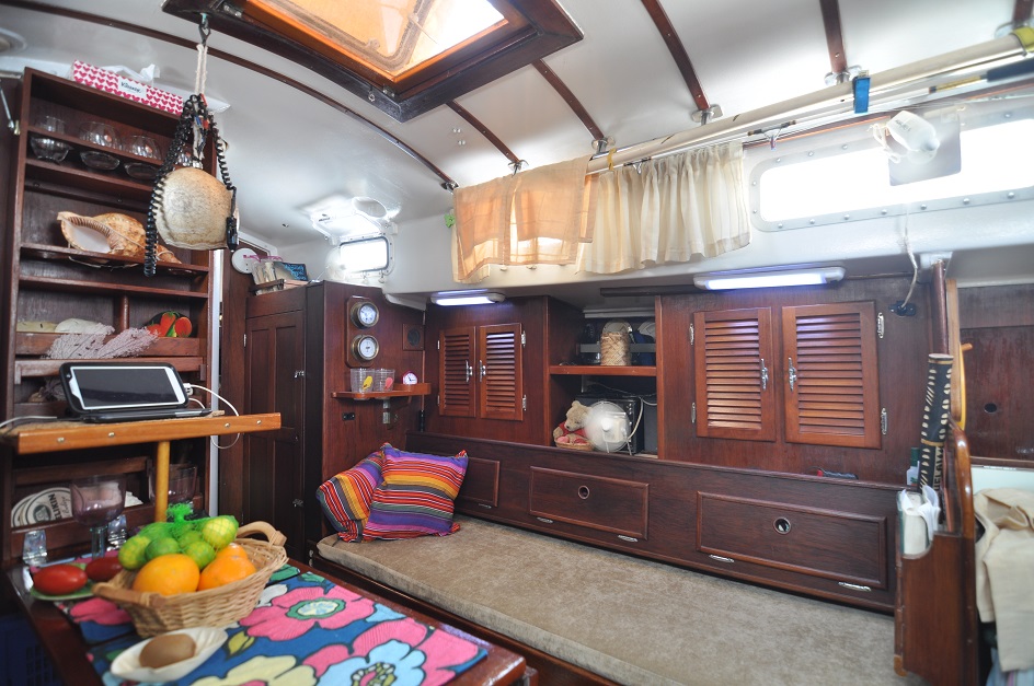 The Starboard Side of
          Tundras Main Cabin