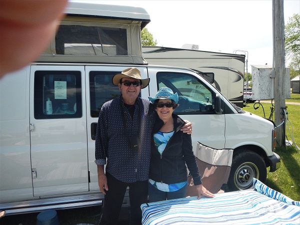 2017 our campsite at the Blyth Barn dance