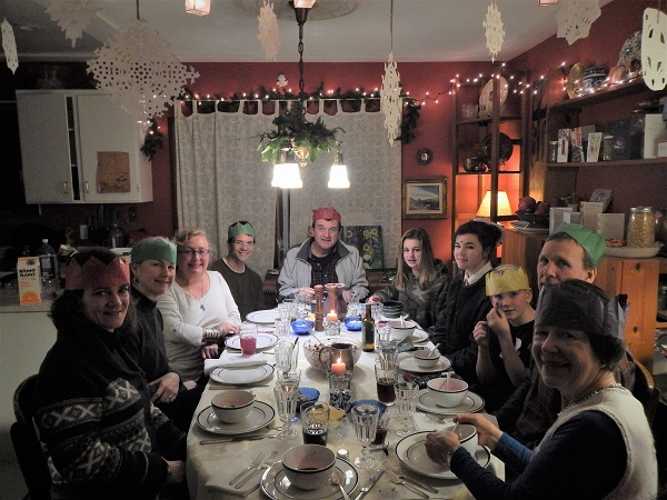 2017 Dinner on Bohen Christmas Eve with Dinner Guests
