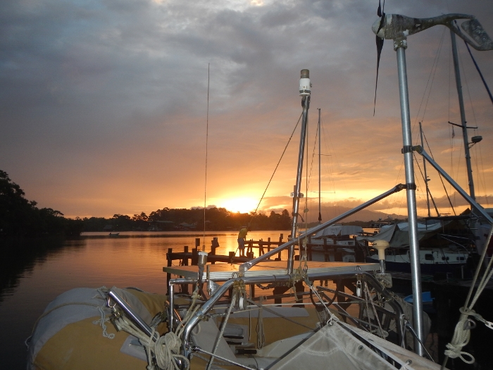 2017 Rio Catamaran Easter fisherman at sunset