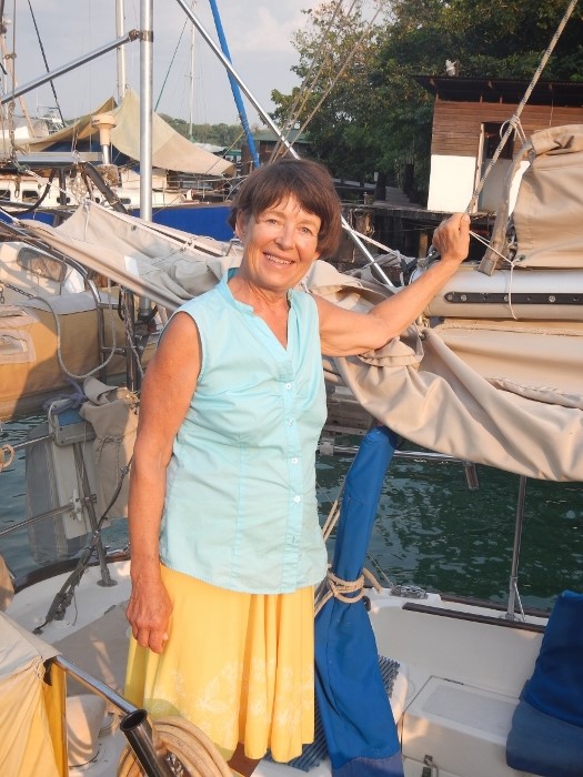 2017 Rio Dulce Catam Kathys last time aboard Tundra