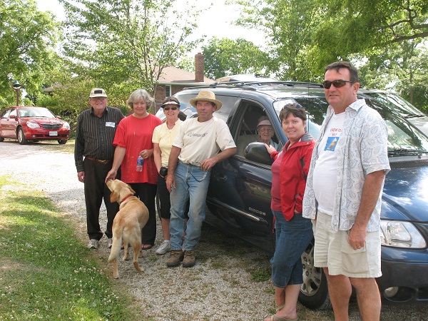 2009 marsh farm with Mother Ron & I July 19