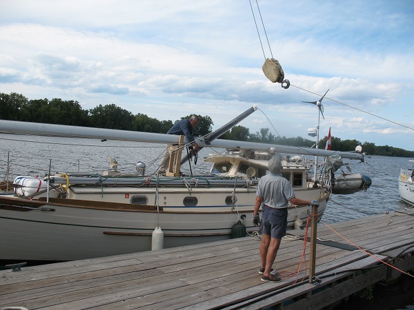 2010 EBC We camped at the Castleton Boat Club and view some
      mast raising Sept