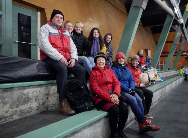 2018 Xmas BC Famiky attend a Madi Ringette Game