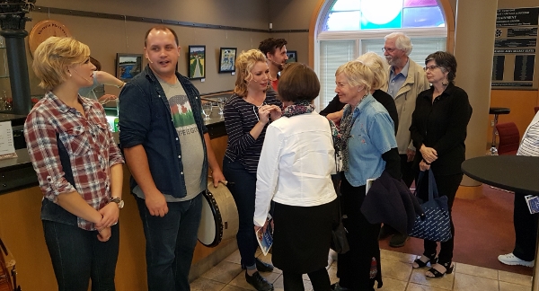 2018 Petrolia after performance the actor greeting line