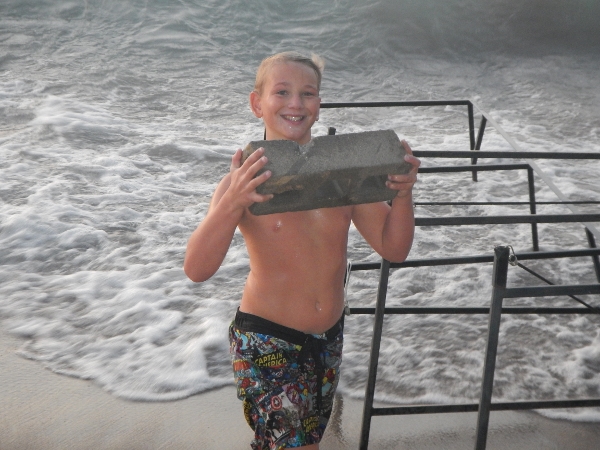 2019 Barrett shows us his cement treasure find