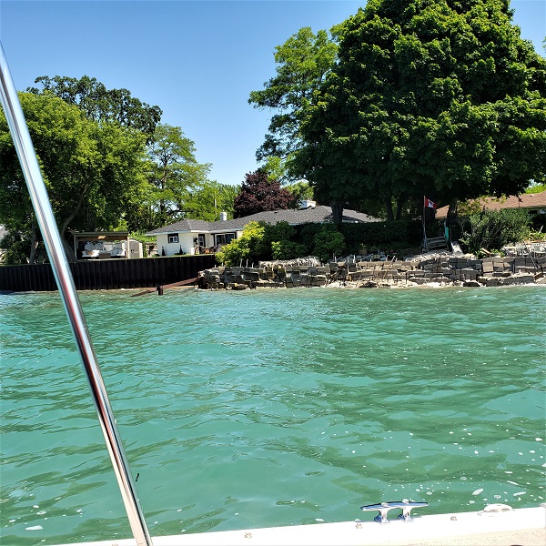BCt A view of the beach from the water