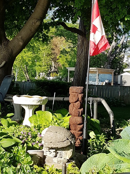 2020 BCt Our kettle rock and statue by the perch