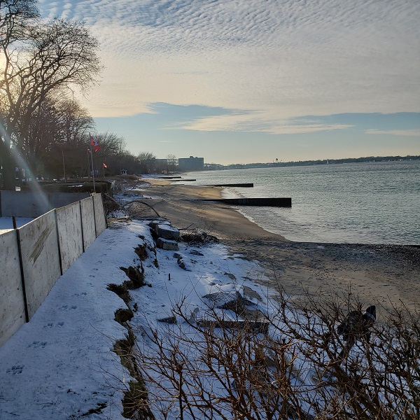 2020 Jan 1 A View of the Beach Looking West