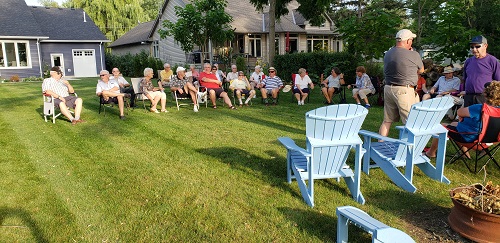 2021 Car Club at Sean Bradshaw's Son's house