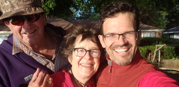 2022 Rods Summer Visit Selfie Rod Brian Kathy