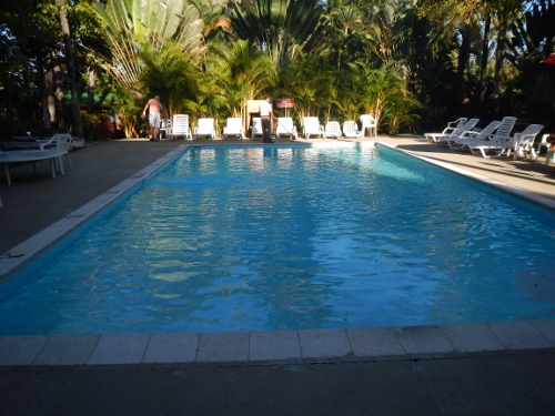 The pool at Catamaran
        Marina in the Rio