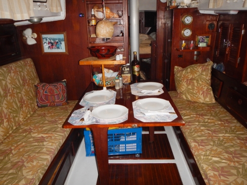 A view of Tundras down below as seen forward from
        the Galley