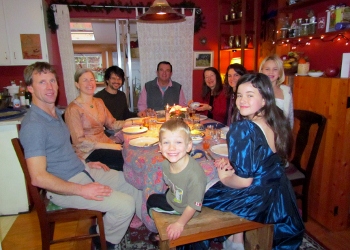 2011 BC Bowen Island and dinner is served