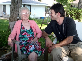 2011 beacon Court Rod with
        Aleta on a brief visit Home to Sarnia