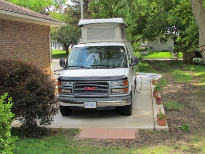 2013 Beacon CT Big White on
        Car Port Cement Pad