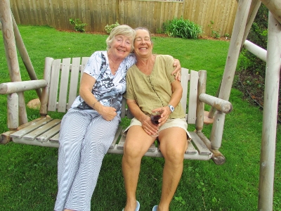 @013 Beacon Court Eleanor
      & Kathy on swing
