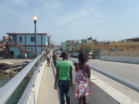 A look down the main street of Dandriga