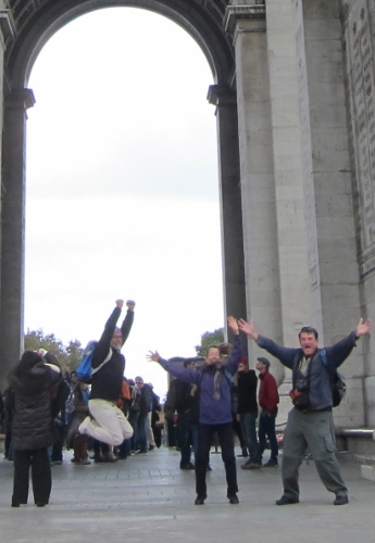 2013 France kathy &
      Brian at the base of the Arc de Trriump