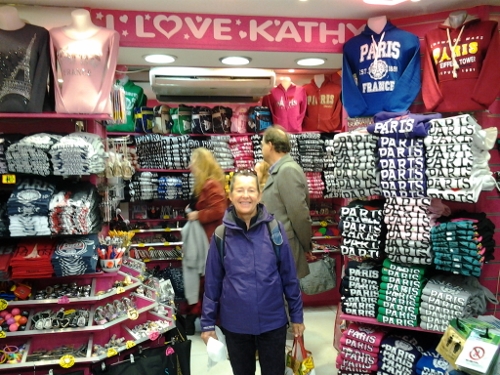 2013 France Paris Kathy last minute shops