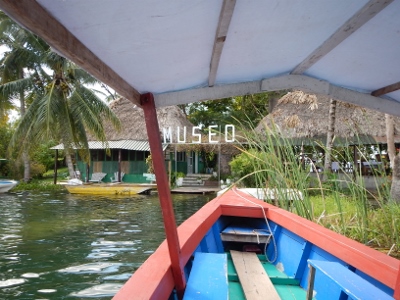Our next stop was a
          museum on a small island off Flores