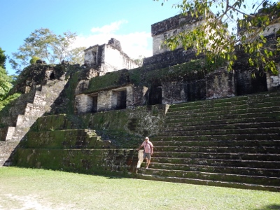 The Living Quarters
          of the Royalty in the Jaguar Complex