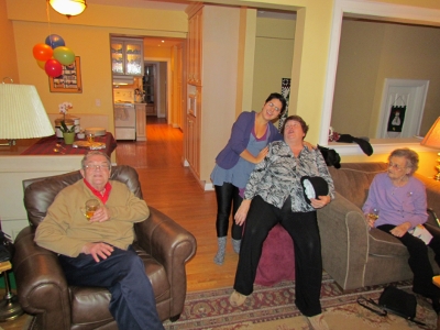 2012 Kelsonia in Ron
              celabrates his 75th Birthday