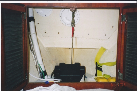 Tundras Fore
        Peak Chain Locker and home of her windlass battery