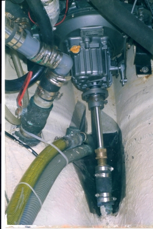 The shaft was replaced as seen and a 16
        inch prop was installed also